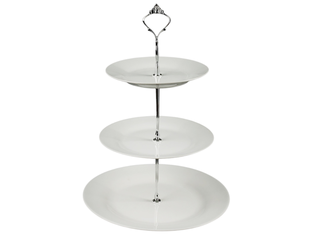 3 Katlı Meyvelik, 16,5 / 20,5 / 27 cm